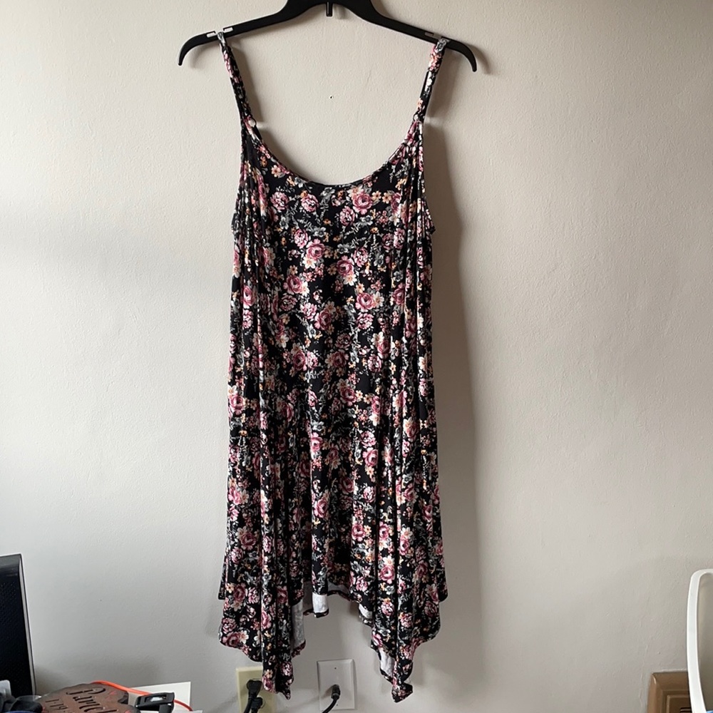 Torrid super soft floral trapeze dress